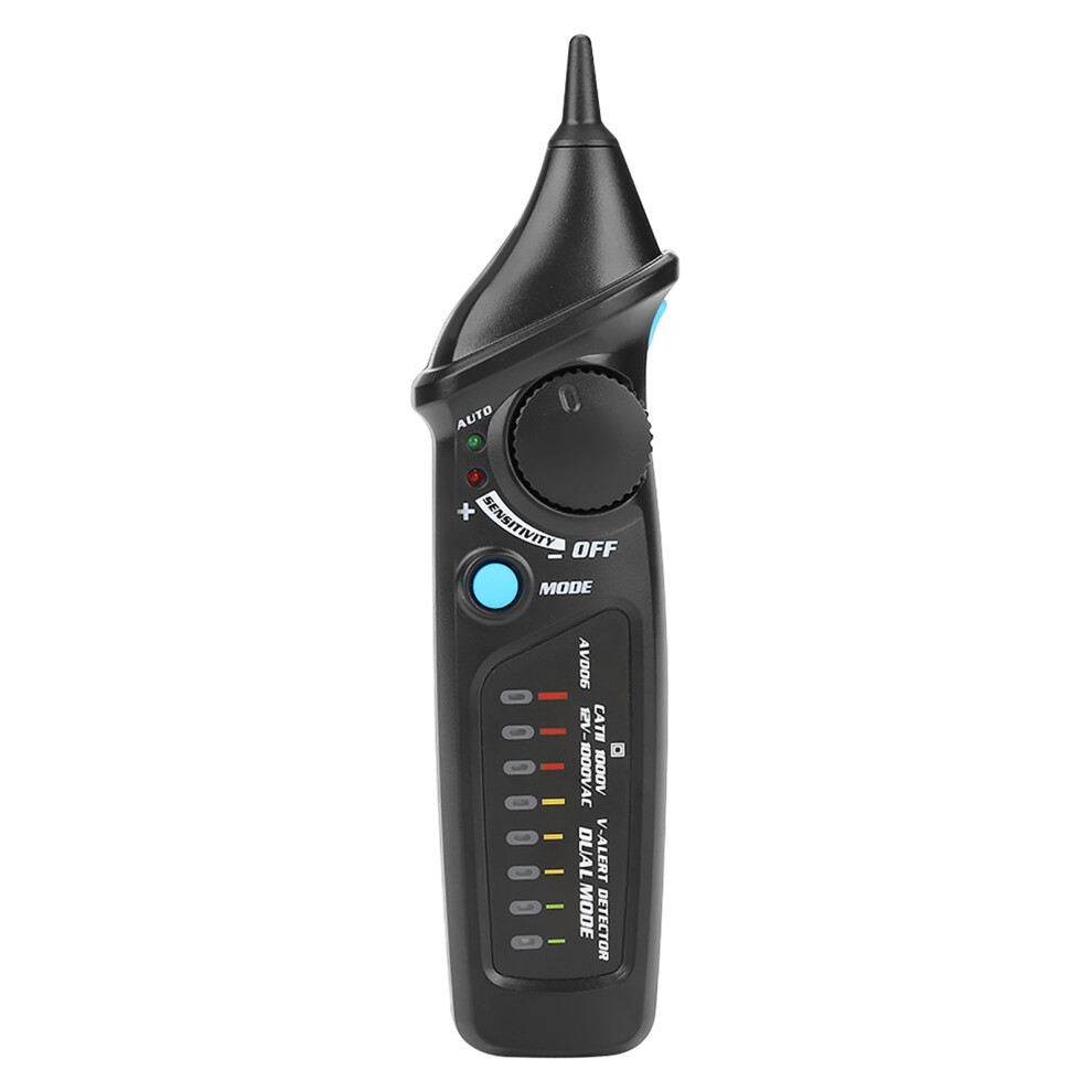 Voltage Detector Pen Non Contact Ac12to1000v Electric Testing Tool Dual Mode Detection With Breakpoint Location Function Led Indicators Buzzer 9448483168526