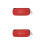 2St Rood Stethoscoop Bewaartas Compact Praktisch Met Accessoire Vak 3
