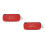 2St Rood Stethoscoop Bewaartas Compact Praktisch Met Accessoire Vak 4