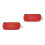 2St Rood Stethoscoop Bewaartas Compact Praktisch Met Accessoire Vak 5