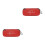 2St Rood Stethoscoop Bewaartas Compact Praktisch Met Accessoire Vak 7
