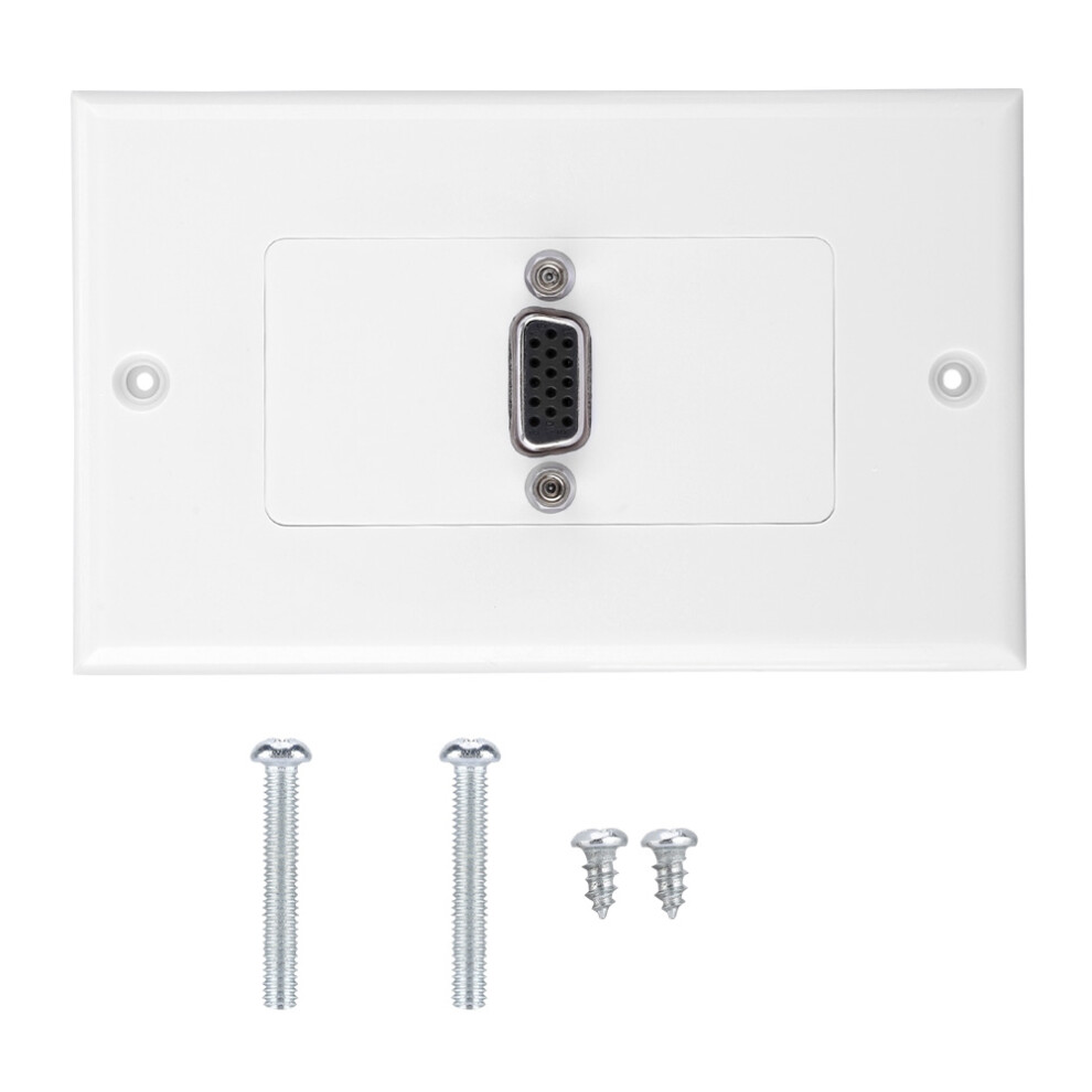 VGA Wall Panel Mount Socket