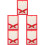 5Pcs Red Paper Document Holders for Certificate and Diploma Daily Use 6