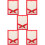 5Pcs Red Paper Document Holders for Certificate and Diploma Daily Use 8