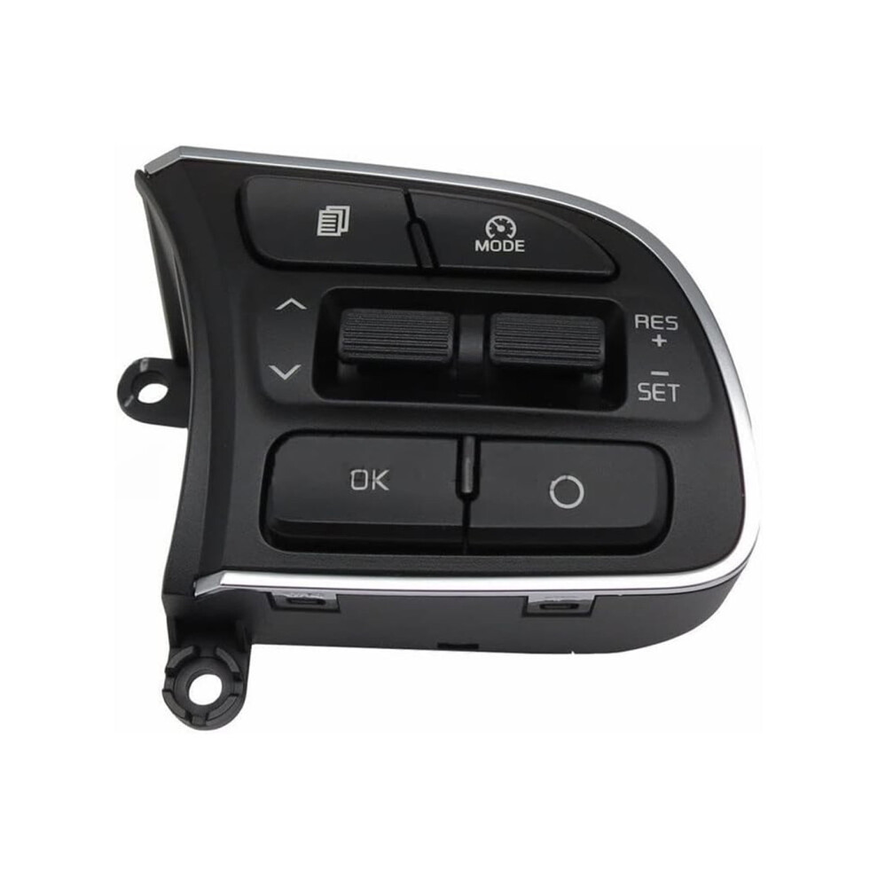 Steering Wheel Volume Switch For Kia Sportage Ql (2016Â2019) & Niro (2017Â2018), Compatible With 96720-D9010/96720-F1120, Black 9341593627344