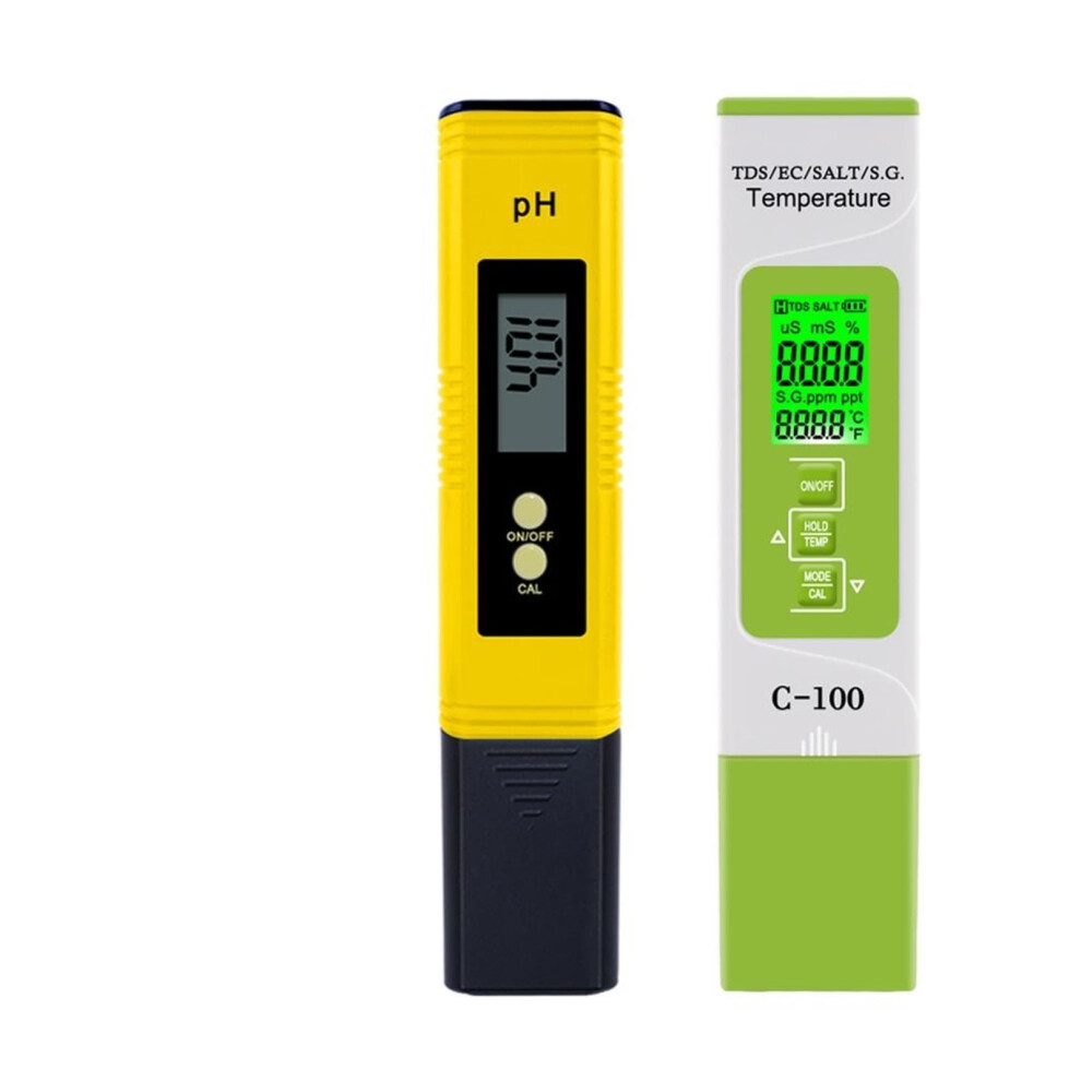 Water Quality Tester Pen TDS EC Salinity SG Temp 5-in-1