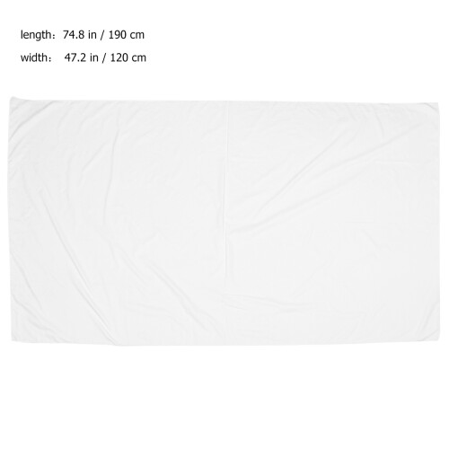 1Stk Polyester Bettlaken Weiß Ölabweisend Spa Spa Massage Couch 1