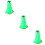 3Pcs Green Clarinet Bell Plastic Replacement for Music Instrument Use 10