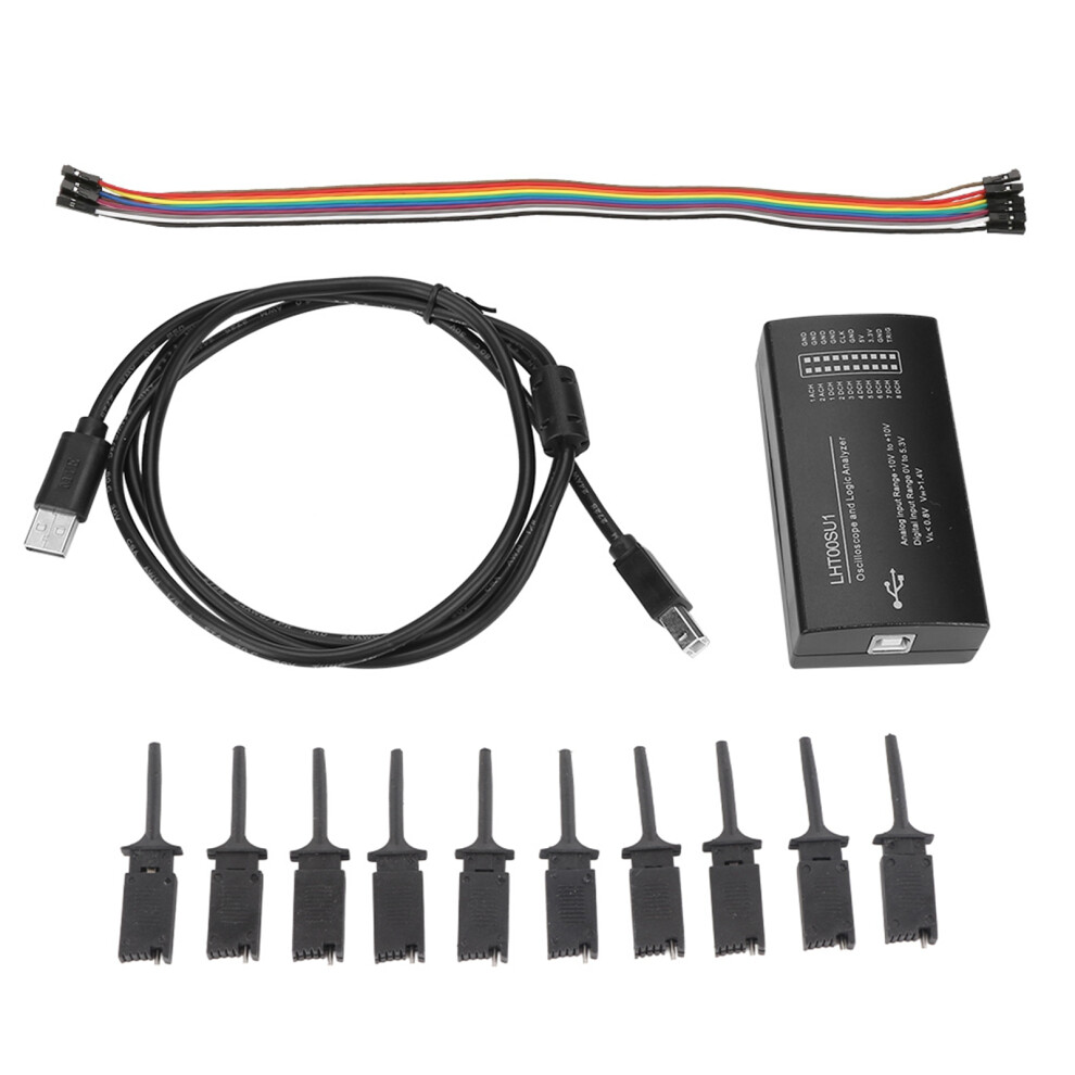 Technical Support Included Logic Analyzer Device Digital Signal Sampling Communication Protocol Analysis Uart Iic Spi Debug Tool With Oscilloscope 9448483169493