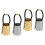 4Stk Metall Haarbänder Ponytail Holder Elastische Haargummis Bunt 3