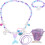 3Sets Paarse Kralen Schelp Ketting En Armband Set 3