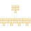 60Pcs Compact Metal Spring Base for Doll Swing and Guitar Decoration 4