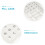 3Pcs White 7 Day Weekly Medicine Organizer with Alarm and Backlight 10