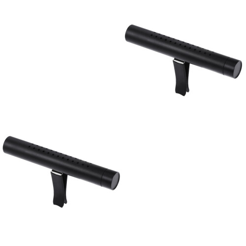 2Pcs Car Oil Diffuser Black Vent Clip Mini Aromatherapy Freshener