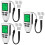 3Pcs Paint Depth Meter Digital ABS Auto Car Thickness Gauge White 5