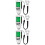 3Pcs Paint Depth Meter Digital ABS Auto Car Thickness Gauge White 6