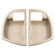 1 par de cubiertas para manijas interiores de puertas delanteras para Hyundai Santa Fe 2007-12