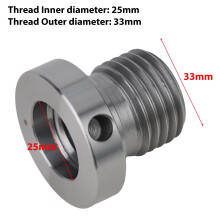 Wood Lathe Chuck Adapter 25mm ID 33mm OD