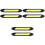 6Pcs Waterproof Daytime Running Light Silicone Multi Color Drl 3