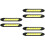 6Pcs Waterproof Daytime Running Light Silicone Multi Color Drl 6