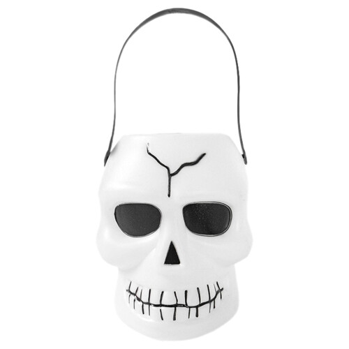 Κουβάς 6" για το Halloween με θέμα το κόλπο ή το κέρασμα – Καλάθι με γλυκά Jack O'Lantern 3D με
