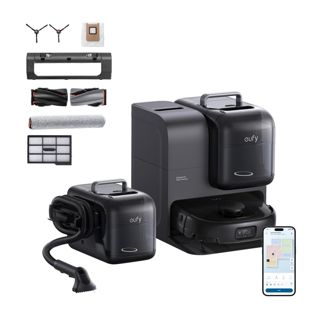 Eufy Omni E28 Robot Vacuum Mop With Portable Deep Cleaner