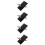 4Pcs Classic Black Acrylic Book Stand Compact Reading Holder for Study 8