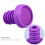 2Paires Bouchons Violet Pour Guidon Légers Solides 6