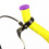 2Paires Bouchons Violet Pour Guidon Légers Solides 7