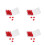 200Pcs Plastic Push Pins Red for Home Use Bulletin Boards 4