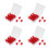 200Pcs Plastic Push Pins Red for Home Use Bulletin Boards 5