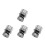 4Sets Quick Release Motorcycle Seat Bolt Kit Aluminum Alloy Silver 5