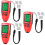 3Pcs Digital Paint Thickness Gauge Red ABS for Car Auto Coating Meter 7