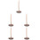 5Pcs Brown Wood Receipt Spike Holder for Tabletop Storage 6