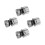 4Sets Quick Release Motorcycle Seat Bolt Kit Aluminum Alloy Silver 8