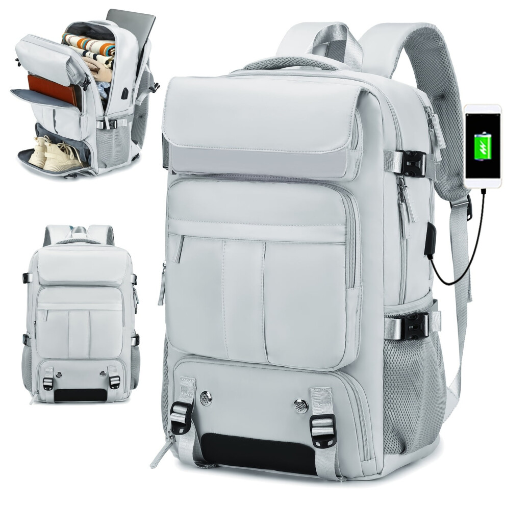Women's Large Laptop Backpack With Usb Port & Shoe Compartment Â Airline Approved, Fits 15.6" Laptop, Compatible With Travel/Work/College 9341593629676
