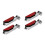 4Pcs Multi Color Auto Running Lights Wind Power for Car Decoration 4