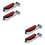 4Pcs Multi Color Auto Running Lights Wind Power for Car Decoration 6