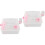 2Pcs Compact Portable Hamster Carrier Cage Plastic Box for Outdoor Use 3