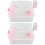 2Pcs Compact Portable Hamster Carrier Cage Plastic Box for Outdoor Use 4