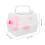 2Pcs Compact Portable Hamster Carrier Cage Plastic Box for Outdoor Use 7