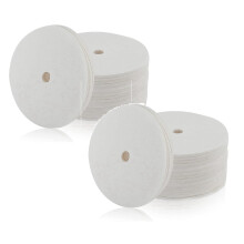 300/200/100PCS White Unbleached Percolator Coffee Filters, Disposable Disc Filters Unbleached Paper Filter, Filter for Percolator/Coffee Lovers