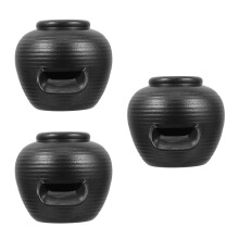 3Pcs U-Spout Ceramic Jar Fountain for Indoor Outdoor Fish Tank Decor