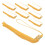 32Pcs Polyester Graduation Tassel Pendants Gold DIY Ornament 2