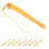 32Pcs Polyester Graduation Tassel Pendants Gold DIY Ornament 3