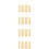 32Pcs Polyester Graduation Tassel Pendants Gold DIY Ornament 9