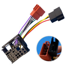 Car Radio For ISO Female Adapter For RCD200 For RCD300 For RCD310 For RCD510 Radio 16Pin 12V Car Radio ISO Female Adapter