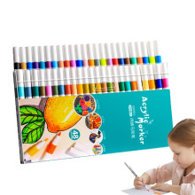 Fabric Markers For Kids Markers Paint Pens Crafts Art Supplies Quick-Drying Waterproof Colors Pen For Stone Wood Canvas latest