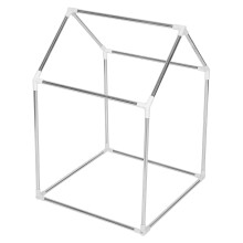 1 Set Children Play Tent Frame with Plastic and Metal Material for Indoor Play Multi 60.0x42.0x42.0in
