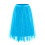 Women's Light Blue Sequin Puff Mini Skirt M 1